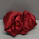 Ruisita Satin Party Tablecloth Table Cover 58 x 102 Inches Wedding Rectangle Bright Silk Cover Smooth Fabric Tablecloth Table Decor for Wedding Banquet Table Decoration, Red