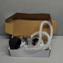 Automatic Fuel Transfer Pump with Auto-Stop, 3.8 Gallon per Min, 51'' Extra Long Hose,Battery or USB Powered, 4 Can Adapters, Fast and Safe Portable Gas Can Pump for Oil, Diesel,Gasoline