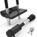 DEEAGLE Anti Rattle Hitch Pin Set, Include 2 Hitch Tightener, 5/8 Dia Locking Hitch Pin, Boat RV Trailer Accessories