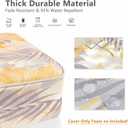 Porch Shield Outdoor Cushion Slipcovers Patio Chair Seat Cushion Covers Set 4 Waterproof Fade Resistant 20 x 18 x 4 inch, Summer Blossom