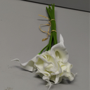 Letjolt White Calla Lily 20Pcs Artificial Flowers Bouquet for Wedding Bride Shower Blessing Gift Home Decoration Faux Calla Lilies Flower, 20 Pieces