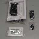 Recessed Outlet Box in Wall Cable Management Kit, Hide Cables Behind The Wall, Cable Pass Through Wall Plate Insert for TV HDMI Network Ethernet Home Theater Speaker Systems (White 6.2 * 7.9 inch)