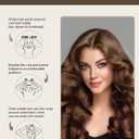 Heatless Curls Overnight Hair Curler - 4 Pcs Curling Rod to Sleep In, Velvet Hair Rollers with Satin Hair Scarf