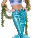 California Costumes Women's Deluxe Mermaid (Blue) S