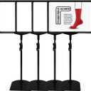 Sign Holder Stand,Sign Stand for Display,Adjustable Sign Holders For Table Top,Table Sign Holders 8.5 x 11,4 Packs, (Black, 39''height 4pcs)