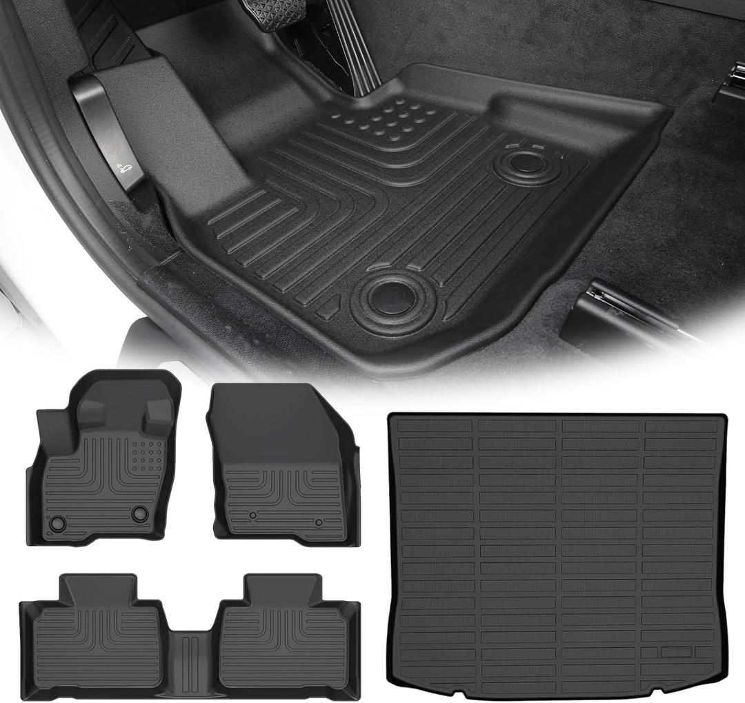 for Ford Edge & Edge ST Floor Mats 2015-2025 All Weather Floor Anti-Slip TPE Mats Cargo Liner Custom Car Mats Accessories 2015-2025 for Ford Edge & Edge ST Floor Mats 2015-2025 All Weather Floor Anti-Slip TPE Mats Cargo Liner Custom Car Mats Accessories 2015-2025