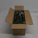 9 Foot Christmas Lighted Garland, Battery Operated Christmas Garland with Lights, Pre Lit Garland Wreath with Pine Cones for Indoor Home Winter Holiday New Year Xmas Decorations