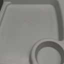 Silicone Baby Dining Tray Compatible with Inglesina Fast Table Chair & Other Hook-On High Chairs, Portable Clip-On Fast Table Chair Baby Tray, Dishwasher Safe & BPA Free (Upgraded White)