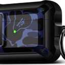 Maxjoy AirPods Pro Case Cover, Military Armor Series Full-Body Protective Case, Secure Lock, Blue Camo, Compatible with AirPod Pro, Recommended for Daily Use and Travel