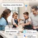 Philips Wi-Fi Smart Lock with Handle, Keyless Entry Keypad Door Lock with Handle, Front Door Deadbolt Set with WiFi Gateway, App Control, Fingerprint Unlock, PIN Code Unlock, Auto Locking