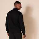 Amazon Essentials Men's Long-Sleeve Quarter-Zip Pullover Fleece Sweatshirt (Black, XL)