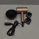 slopehill Professional Ionic Hair Dryer, Powerful 1800W Fast Drying Low Noise Blow Dryer with 2 Concentrator Nozzle 1 Diffuser Attachments for Home Salon Travel (Mocha Mousse)