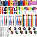 Therwen 72 Pcs Christmas Gifts Bulk Mini Tool Kit with Tool Bags Toothbrush Whistle Scissors Screwdriver Tape Measure Party Favors Stocking Stuffers Gifts for Charity Volunteers Organizations