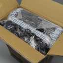 HOMIDEC Shoe Rack, 8 Tier Shoe Storage Cabinet 32 Pair Plastic Shoe Shelves Organizer for Closet Hallway Bedroom Entryway (Black)