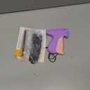 Stitch Gun for Clothes - Handheld Stitch Gun Quick Clothing Fixer - Tagging Gun - Includes 6 Needle, 1000 Black Fasteners & 1000 White Fasteners (Purple)