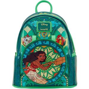 Loungefly Disney Princess Stained Glass Collection: Moana Mini-Backpack, 