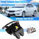 X AUTOHAUX Trunk Latch Lock Actuator 74851-S84-A61 for Honda Accord 1998-2002 Tailgate Door Latch Lock Actuator Motor