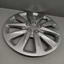 SCITOO(16-Inch) Snap On Hubcap Auto Tire Replacement Exterior Cap Snap On Cars, Trucks, SUVs Silver Wheel Cover Set of 4 Pieces