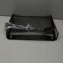 BOHDK Wall File Organizer, Mesh Hanging File Organizer, Home Office Organization and Storage, 1 Pockets Document Magazine Rack