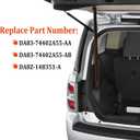 Electric Tailgate Struts for Ford Flex 2013-2019, Power Rear Liftgate Hatch Lift Actuator Trunk Shock Support Replace DA8Z-14B351-A, DA83-74402A55-AA, DA83-74402A55-AB