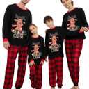 Family Christmas Pajamas Matching Sets Holiday Pjs Sleepwear Cousins Crew Outfits For Women Men Adults Couples (Small, 20-red Reindeer)