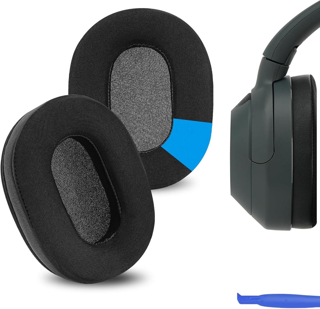 Geekria Sport Cooling-Gel Replacement Ear Pads for Sony ULT WEAR, WH-ULT900N Headphones, Ear Cushions (Black)