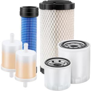 77700-03362 Kubota Oil Change Kit Maintenance Filter for BX22 BX23 BX24 BX25 BX1500D BX1800 GR2100 ZD18 - Kubota Oil Change Kit with Oil Air Fuel Filters