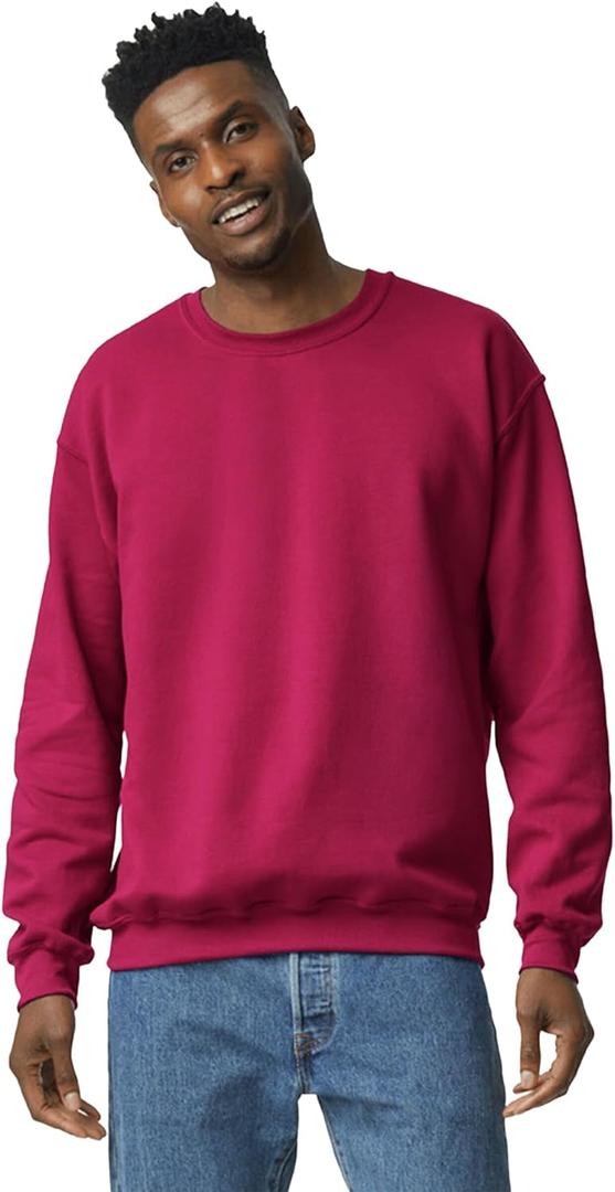 Gildan Adult Fleece Crewneck Sweatshirt, Style G18000, Multipack (3X-Large)