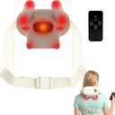 2026 Cordless Neck Massager with Heat for Pain Relief Deep Tissue, 4D Kneading Massage Tools with Remote Control, Rechargeable Shiatsu Massager for Neck, Shoulders& Back, Women& Men