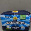 Bodhi Dog Disposable Male Dog Diapers - Super Absorbent, Leak-Proof Pee Wraps - Adjustable Fit, Comfortable Design, Advanced Moisture Control, and Wetness Indicator - Extra Large (20 Count)