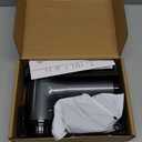 Massage Gun Deep Tissue, Handheld Electric Muscle Massager, High Intensity Percussion Massage Device for Pain Relief with 9 Attachments & 30 Speed(Grey)