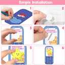 28 Pack Valentines Day Gifts for Kids School, Animal Mochi Squishies with Greeting Cards, Classroom Exchange Party Favors, Stress Relief Fidget Toys, School Prize Supplies