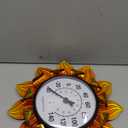 Sunflower Wall-Mounted Outdoor Thermometers, 11 Inch Indoor Outdoor Thermometer Decorative for Patio, Living Room,Wine Cellar, Garden Home Decor, No Batteries Required
