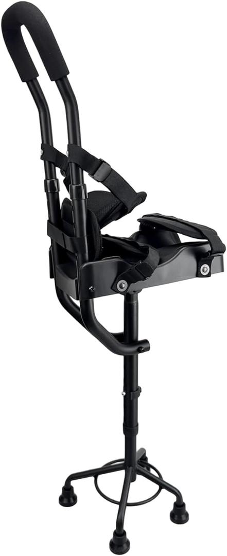 Hands Free Knee Crutch, Knee Crutch Mobility Support for Injury, Disability, Elderly. Replaces Crutches for Adults. Universal for Both Left and Right feet.