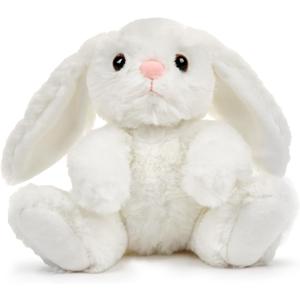 Bearington Lil' Whisker Easter Bunny Stuffed Animal - 6" White Easter Stuffed Animals for Everyday Cuddles and Playtime - Adorable Bunny Rabbit Plush Gift for Babies, Toddlers, and Kids