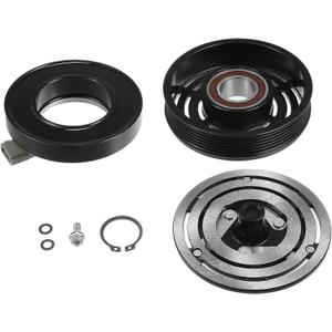 X AUTOHAUX 1 Set AC Compressor Clutch Replacement for Ford F-150 8Cyl 5.0L 5.8L 1990-1995