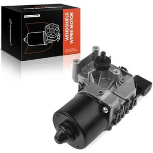 A-Premium Front Windshield Wiper Motor Compatible with Volkswagen Jetta 2011-2017, Sedan, 4-Pin