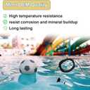 Upgraded R0456500 Temperature Sensor, for Zodiac Jandy Legacy LRZE / LRZM / JXI / LXI 125 175 200 250 260 300 325 400 Pool / Spa Heaters, Replace R0456600 R0523900 R0477300 6204-209 Thermistor Sensor