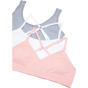 Hanes Girls' Seamless Bra 3 Pack L