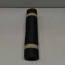 FAVE Woven Vinyl Table Runner Black Table Runner Woven with Golden Threads 120x12 Inches Heat Resistant Dining Table Mats for Wedding, Banquet, Birthday, Party, Restaurant(Black, 12"x120")