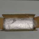 HOUSE DAY Desk Drawer Organizer Bins 4 PCS, 9*3*2" Clear Drawer Organizers with Silicone Pads, Vanity Organizers and Storage, Non Slip Plastic Drawer Organizer for Makeup, Bathroom, Kitchen, Office