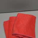 The Rag Company - Sport & Workout Towel - Gym, Exercise, Fitness, Spa, Ultra Soft, Super Absorbent, Fast Drying Premium Microfiber, 320gsm, 16in x 27in, Red (3-Pack)