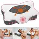 Anvo Cervical Pillow for Neck Pain Relief - Neck Pillows for Neck and Shoulder Pain - Ergonomic Design for Side Back Stomach Sleeper-Grey