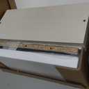 RUSTOWN Farmhouse Rustic Medicine Cabinet with Two Barn Door,Wood Wall Mounted Storage Cabinet with Adjustable Shelf and Towel Bar, 3-Tier Cabinet for Bathroom, Living Room(Vintage White)