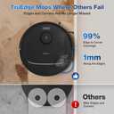 ECOVACS DEEBOT N30 PRO OMNI Robot Vacuum and Mop, 10000Pa Suction, TruEdge Adaptive Edge Mopping, ZeroTangle 2.0 Technology,140 Hot Water Mop Washing, Hot Air-Drying, Self-Emptying, Auto-lift Mopping