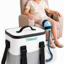 Ice Machine for Knee After Surgery with Continuous Cold Circulation, Cold Therapy Machine, Ice Therapy Machine with Physical Compression Quiet Pump for Shoulder, Hips,Ankles, Feet Pain Relief Recovery
