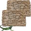 Hamiledyi 2PCS Cork Terrarium Background 15.7x11.8in Natural Cork Large Bark Backdrop Reptile Climbing Mat Habitat Decor for Spider Lizard Chamelon Turtle Beared Dragon