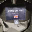 London Fog Womens Small Plaid-Print Scarf Peacoat