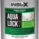 INSL-X AQ040009A-04 Aqua Lock Plus 100% Acrylic Water-Based Sealer Primer, 32 Fl Oz (Pack of 1), White