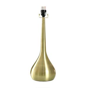 Brashed Brass Metal Medium Lamp Base, 20″